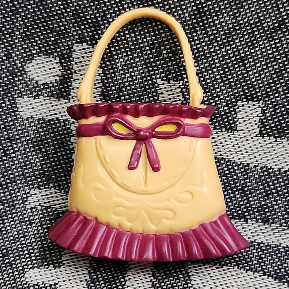 My Scene Shopping Spree (Trinkets) Chelsea Yellow & Red Purse Hand Bag Accessory - Picture 6 of 10